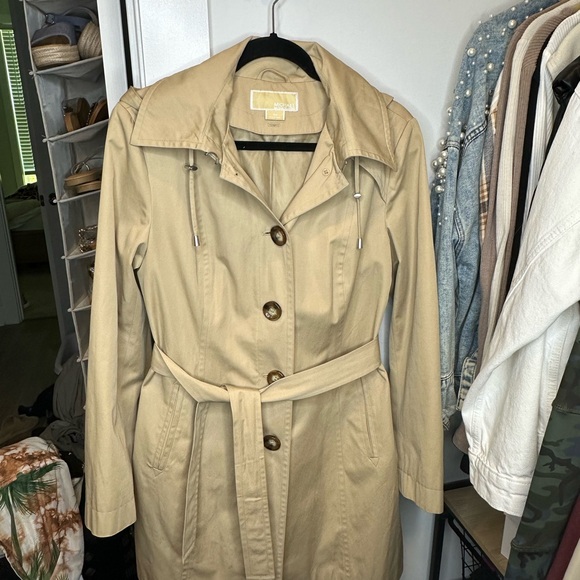 Belted Tan Trench Coat Michael Kors - Picture 4 of 7
